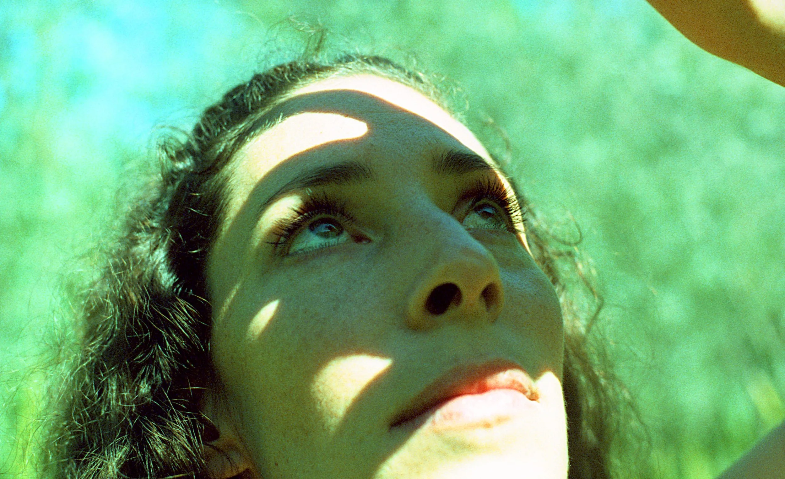 shadow on women's face